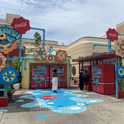 USJおさるのジョージ前/自動販売機