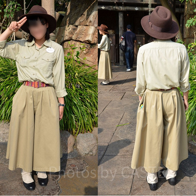 インディ・ジョーンズキャストのコスチューム（女性）