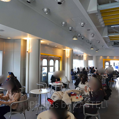 パン・ギャラクティック・ピザ・ポートの店内の様子（11時40分ごろ）