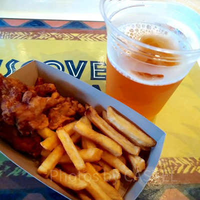 ゆっくりビールで休憩も最高！