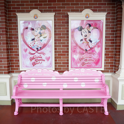 1月ディズニーランド混雑レポ：パーク内のいたる所にミニーの装飾が！