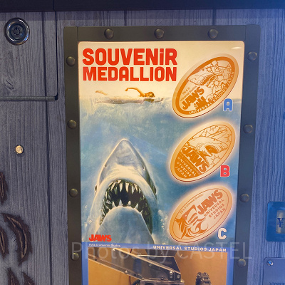 ジョーズのスーベニアメダリオン