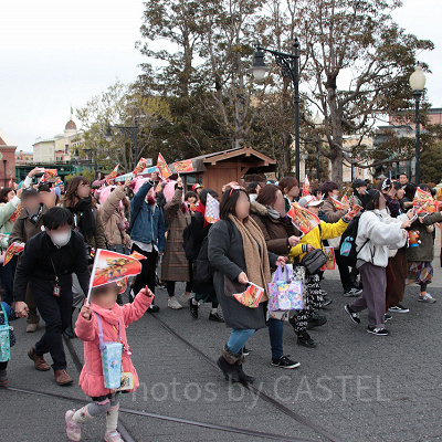 フラッグを持って参加！