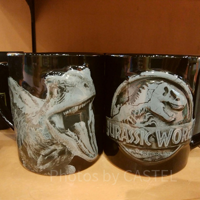 ジュラシックパークの恐竜マグカップ