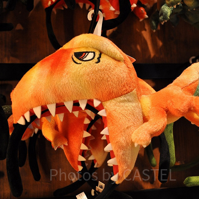 ジュラシックパークのオレンジ恐竜カチューシャ