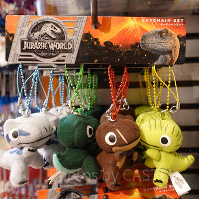 ジュラシック・ワールドぬいぐるみキーチェーンセット