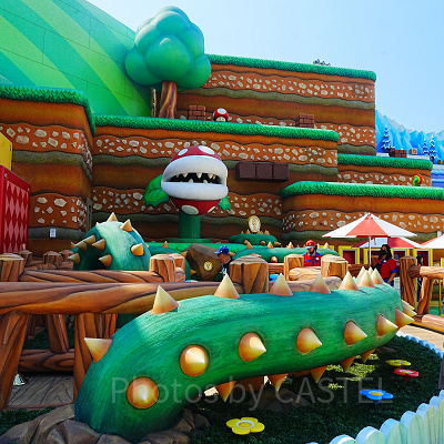 USHのマリオエリアにあるキーチャレンジ