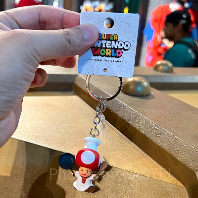 シェフキノピオのキーホルダー（ユニバキノピオグッズ）