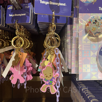 キーチェーン(イッツ・ア・スモールワールドwithグルートグッズ)