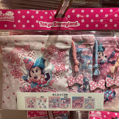 きんちゃくセット（ミニーのファンダーランドグッズ）