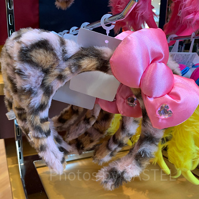 キティヒョウ柄ファーカチューシャ