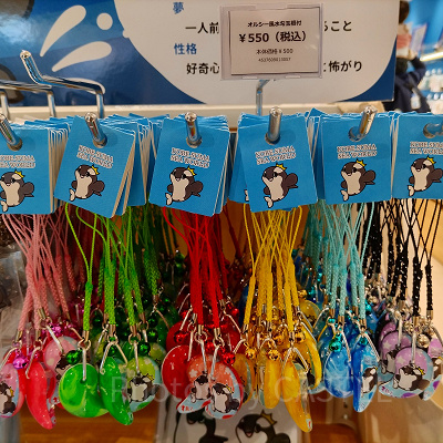 神戸須磨シーワールドのお土産・グッズ：オルシー風水勾玉根付