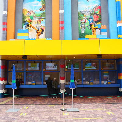 レゴランド・ジャパンのチケットブース