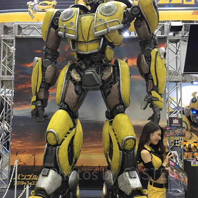 東京コミコン2018で展示された等身大バンブルビー