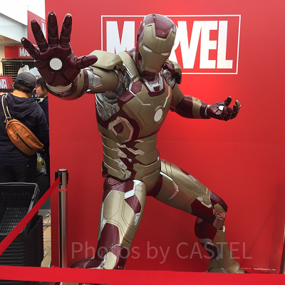 アイアンマンの実物大フィギュア