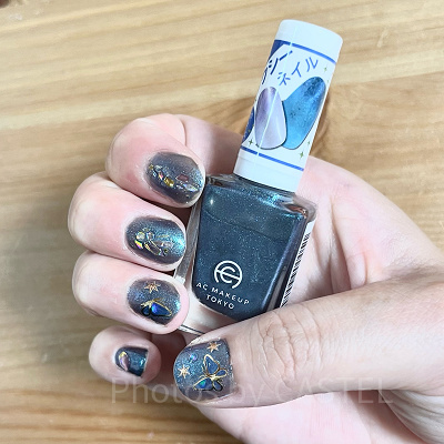 実写版シンデレラモチーフネイル