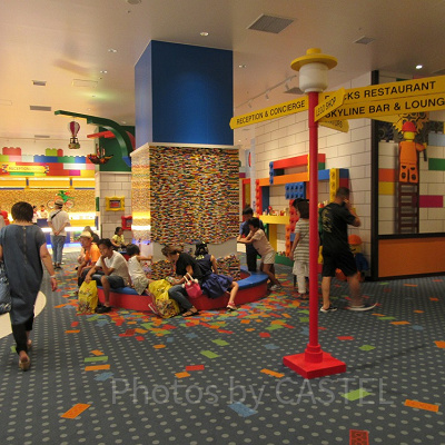 レゴランド・ジャパン・ホテル内のロビー