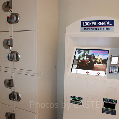 香港ディズニーランドのロッカー