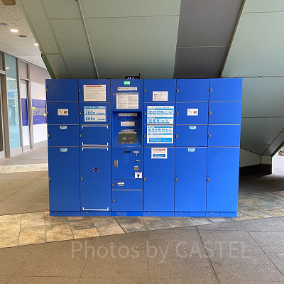 ユニバーサルシティウォーク大阪のロッカー（GAP付近）