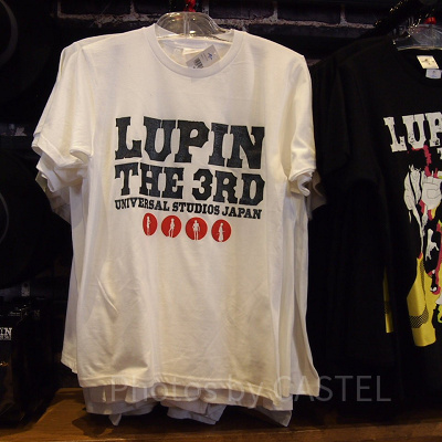 ルパン三世ロゴ白Tシャツ