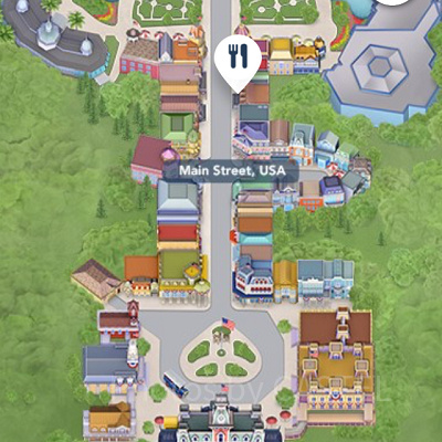 マジックキングダムのマップ