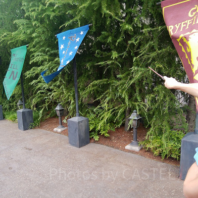 USJワンド・マジックの魔法スポット/風をおこす魔法