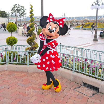 3月ディズニーランド混雑レポ：ミニーマウスとのグリーティング