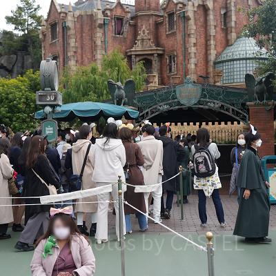3月ディズニーランド混雑レポ：ホーンテッドマンション（12:00頃）