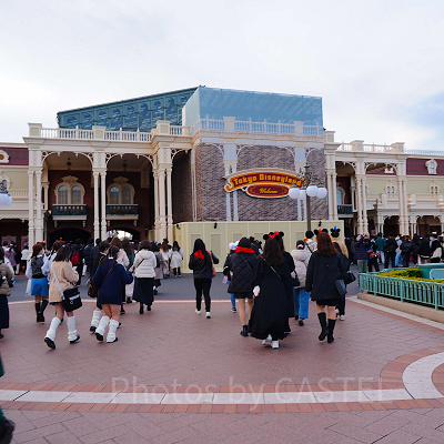 3月ディズニーランド混雑レポ：開園直後（8:15頃）の様子