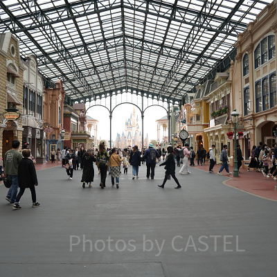 3月ディズニーランド混雑レポ：朝のワールドバザール