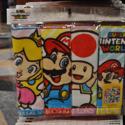 マリオと仲間たちのミニタオルセット