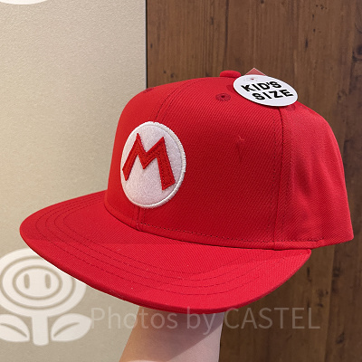マリオのキャップ(つば赤)