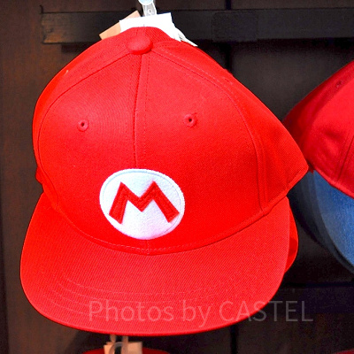 マリオのキャップ(つば赤)