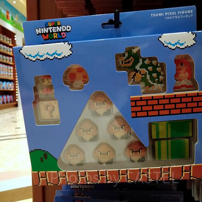 マリオキャラクターのつみピクセルフィギュア