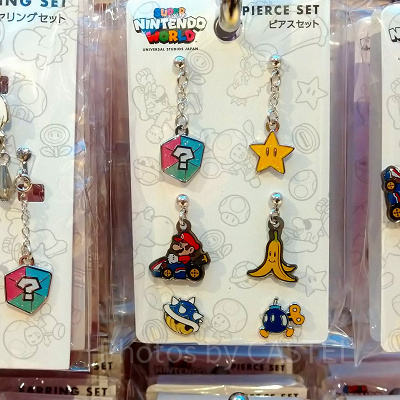 マリオカートのピアスセット