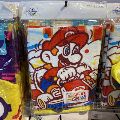 マリオカートのフェイスタオル