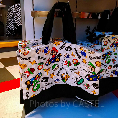 マリオカートの総柄レッスンバッグ