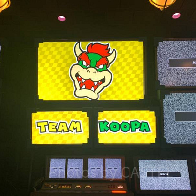 マリオカートの待ち列装飾