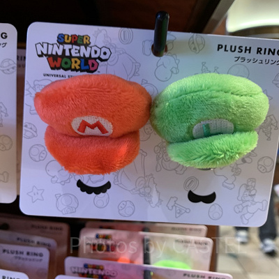 マリオ&ルイージ帽子のプラッシュリング