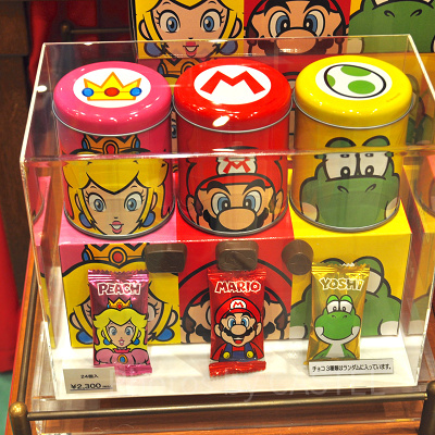 マリオ・ピーチ・ヨッシーのチョコレート