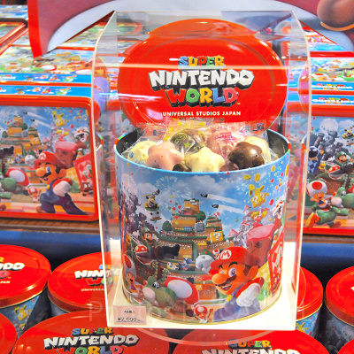 マリオのチョコクランチ缶