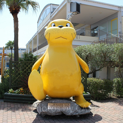 マスコットキャラクターのシーパラ シー太くん