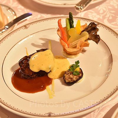 ミラコスタ披露宴の食事、メインディッシュ