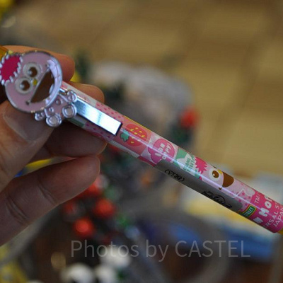 モッピーのマスコット付きシャープペン