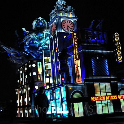メガトロンのフロート／USJナイトパレード