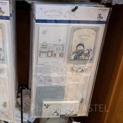 スヌーピーメモスタンド（USJクリスマスグッズ2023）