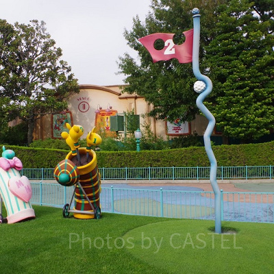 ミッキーとミニーのゴルフバッグ