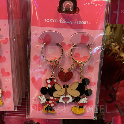 ミッキーとミニーのキーチェーン