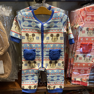 ミッキーのベビーカバーオール