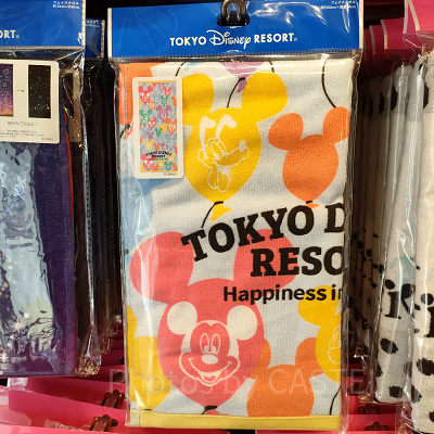 ミッキーバルーンのフェイスタオル